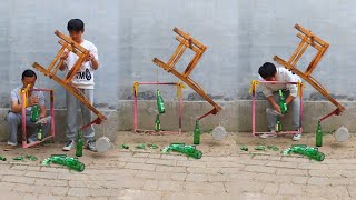 💥🔥Maintaining Dynamic Balance Of A Tilted Chair On A Beer Bottle&China's No. 1 Balance Master
