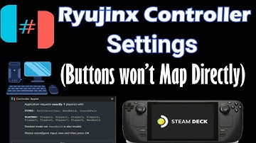 Ryujinx Best Settings For All Controllers | Buttons won’t Map Directly | Applet Error Steam Deck