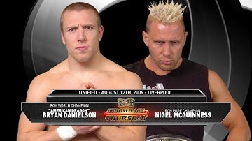 Bryan Danielson vs Nigel McGuinness ROH Unified Title Match HIGHLIGHTS