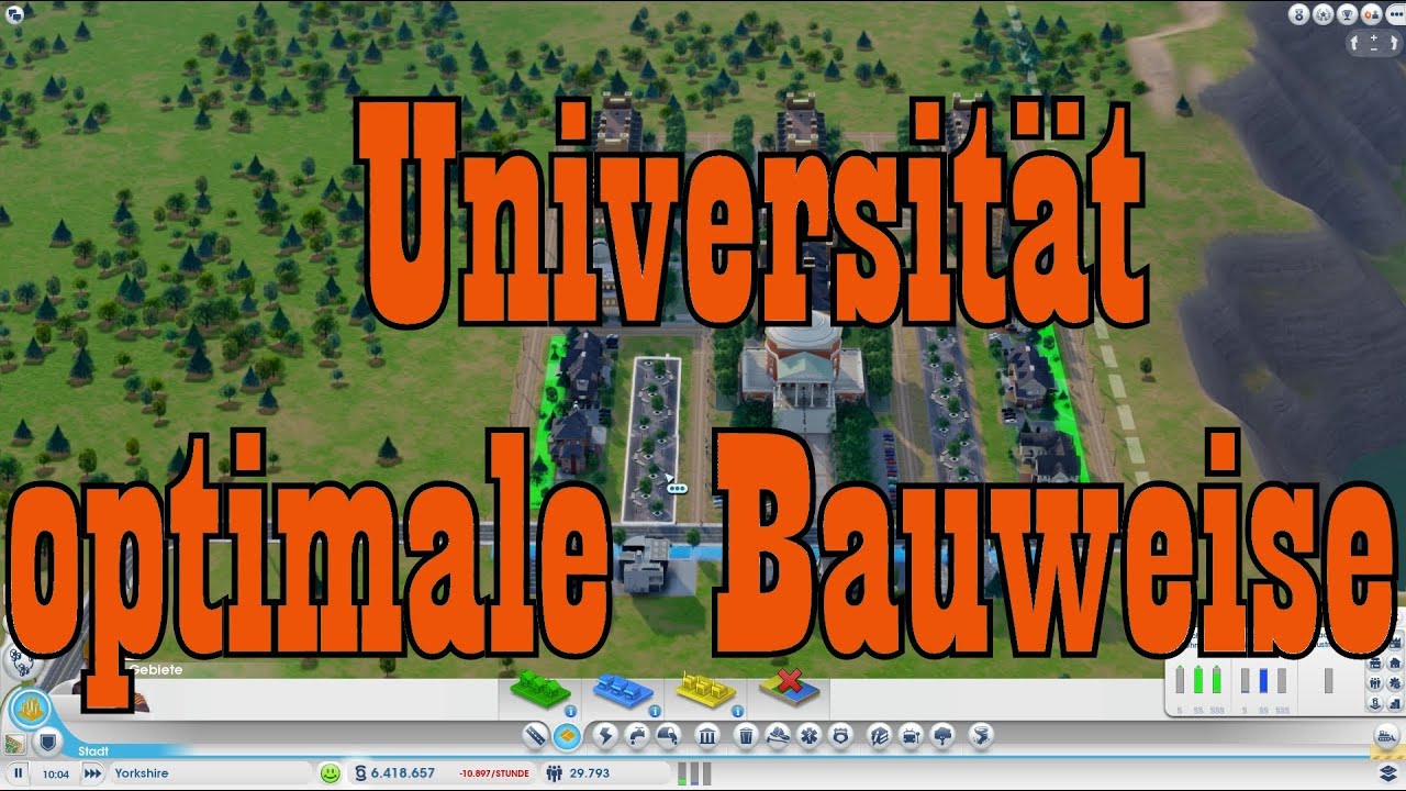 Simcity Tipps & Tricks - Universität