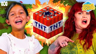 Valentina BLOWS UP MINECRAFT! | GGSS | ABC ME