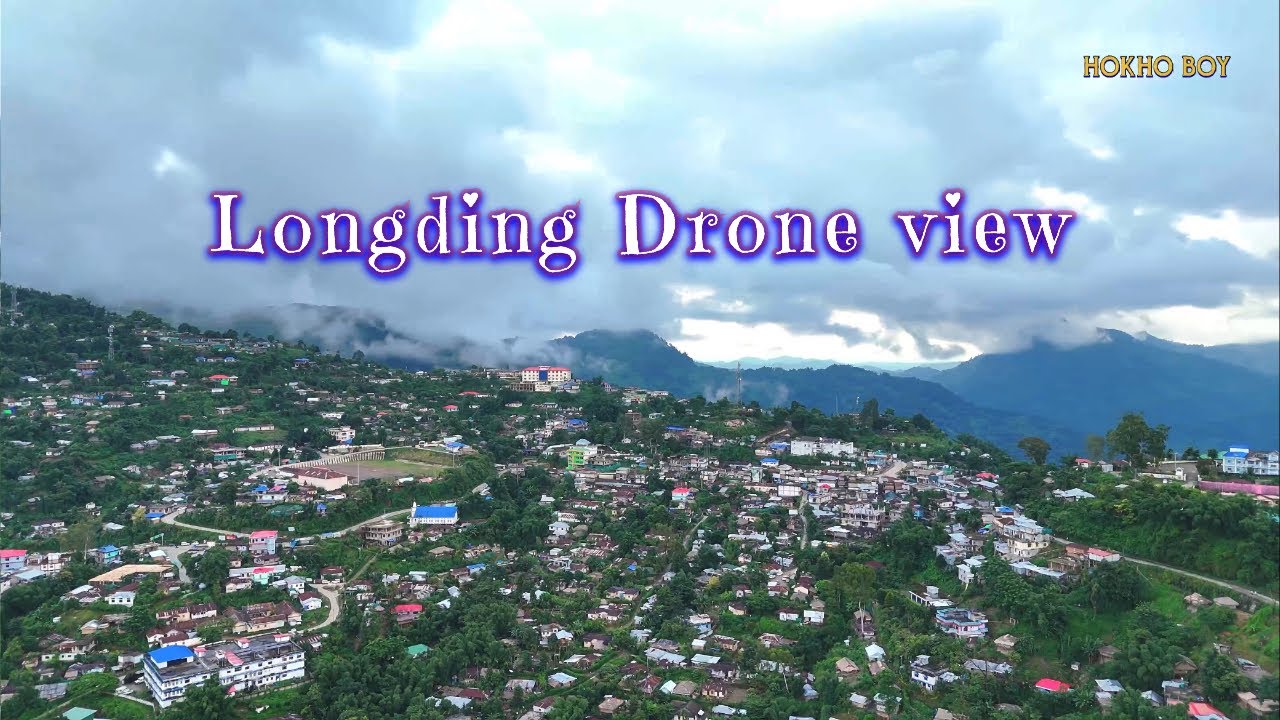  Longding Town from the Sky | Stunning Aerial Drone Shots | Arunachal Pradesh, India 🇮🇳 