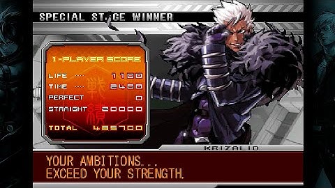 The King of Fighters 2002 Unlimited Match Arcade Nests Boss Team (Igniz,Omega Rugal Boss)