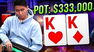 THE BIGGEST POT OF MY LIFE! $300,000+ WITH KINGS! | Rampage Poker Vlog screenshot 5