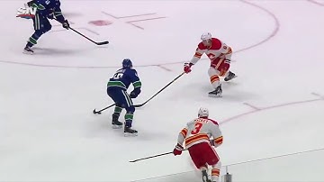 Quinn Hughes Fake Pass and Shoot
