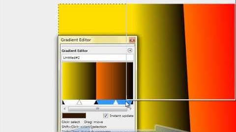 gradient creation in GIMP