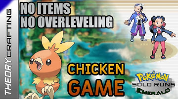 Can I beat Pokémon Emerald using only Torchic? - No items, no overleveling