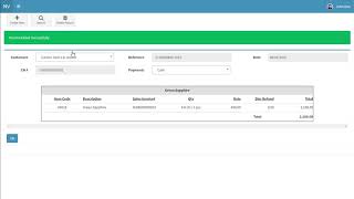 Nveloop Gem Merchant System: Sales Module