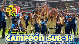 América Sub 14 CAMPEÓN || América vs Necaxa || Gran Final || Liga MX