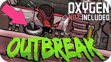 Oxygen Not Included - Ep 8 OUTBREAK UPDATE - MUSHROOMS AT LAST!!!