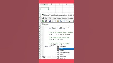 How to convert the string to all Uppercase by using VBA | Visual Basic Application