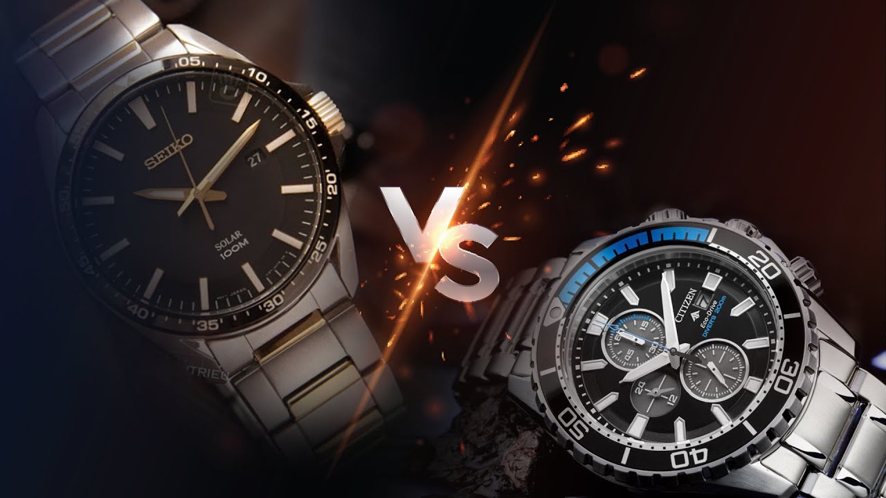 GALLE TIPS] Seiko Solar vs Citizen Eco Drive - nên chọn loại nào? - YouTube