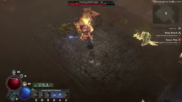 Diablo IV Stun DPS Build Sorc - Boss Fight