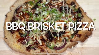 BBQ BRISKET PIZZA | ALL AMERICAN COOKING #makeleftoversgreatagain #pizza #grilledpizza