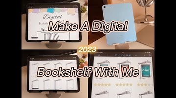 Make A Digital Planner With Me | Digital Bookshelf | Organize And Rate All Your Books