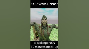 If Call of Duty had a Vecna Finisher #shorts #blender #callofduty #warzone #strangerthings