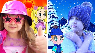 diana and roma new hot vs cold adventures in a magical cartoon world cartoon for kids compilation