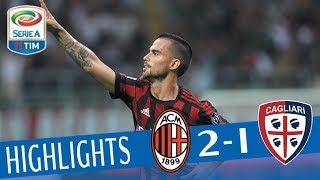 Milan - Cagliari 2-1 - Highlights - Giornata 2 - Serie A TIM 2017/18