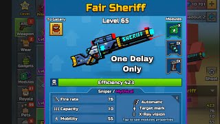 Fair Sheriff is Back! | One Delay Sniper | Pixel Gun 3D 3 Cat Spam Review and Gameplay screenshot 2