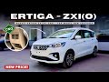 2026 MARUTI ERTIGA ZXI O CNG NEW UPDATES TOP MODEL NEW FEATURES NEW PRICE