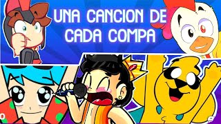 UNA CANCION DE CADA COMPA / CANCIONES DE LOS COMPAS ♪(MAZER MUSIC)♪