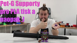 Jak používat PET-G supporty při tisku PLA a naopak | 3D tisk