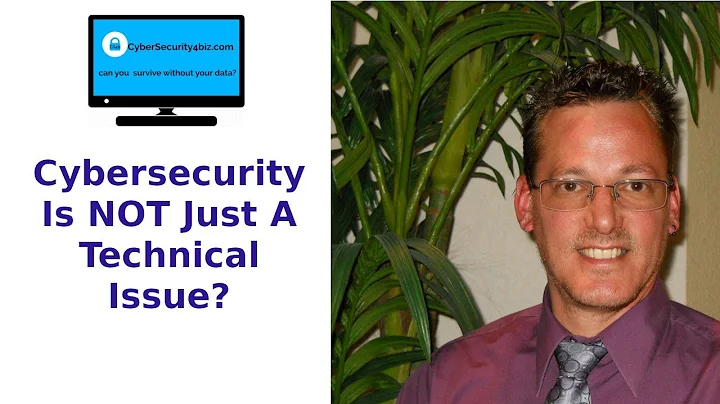 Cybersecurity is NOT just a technical issue. cs4biz small business owner cyber security tips.