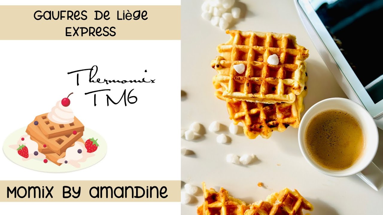 Live Thermomix /Gaufres de Liege express avec Victoria