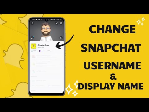 Can You Change Snapchat Username And Display Name