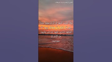 تلاوة قرأنية خاشعة / بصوت القارئ ابراهيم شرف ابوطالب
