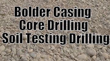 ✔ Bolder Casing Core Drilling Soil Testing Drilling Hydraulic Rotary Core Drilling Rig