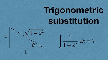 Trigonometric substitution (trig sub)