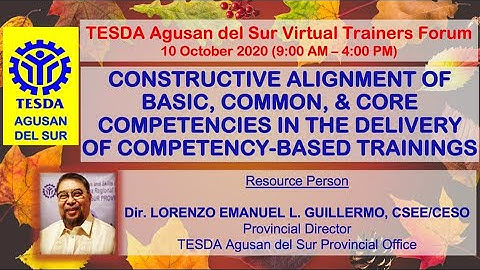 Part 1   Constructive Alignment of Basic, Common Competencies in the Delivery of CBT