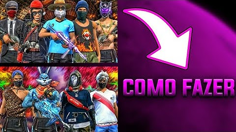 COMO FAZER THUMBNAL ESTILO @JZN FF