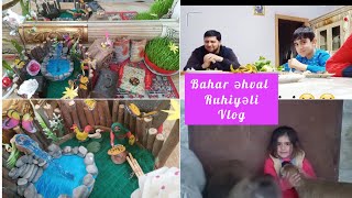 Vlog🌼Evdə Novruz xonçası hazırladım🌼Kənd abu havası🐑🌳💃#günlükvlog