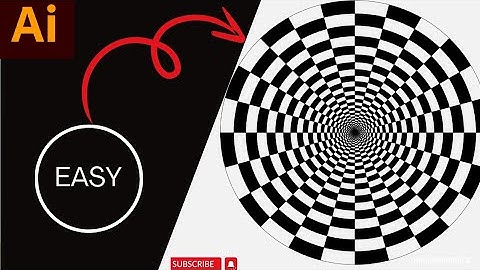 3D Geometric Optical Illusion Art in Adobe Illustrator Tutorial - Step By Step