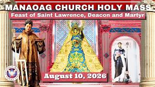 CATHOLIC MASS  OUR LADY OF MANAOAG CHURCH LIVE MASS TODAY 10August2026 5:40 a.m. Holy Rosary