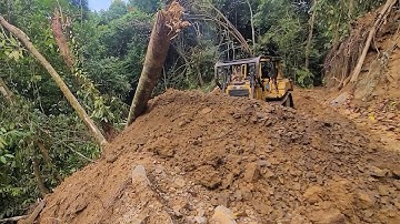 The Easy Way To Resurfacing, and Widening Forest Roads Using CAT D6R XL Dozer