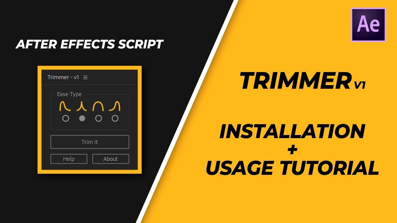 Create Animated Lines & Shapes in After Effects | Trimmer After Effects Script Tutorial – Ae Scripts