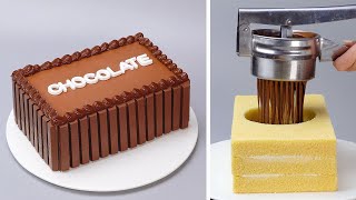 Top Indulgent Chocolate Cake Ideas | Most Satisfying Dark Chocolate Cake Decorating Recipes