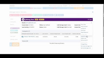 Zoolz HowTo - Manage Users
