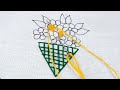 All over design for dress || Latest hand embroidery all over design stitching tutorial#372