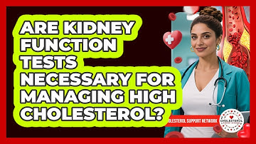 Are Kidney Function Tests Necessary For Managing High Cholesterol? - Cholesterol Support Network