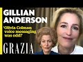 'It's Me & Olivia!': Gillian Anderson On The Crown WhatsApp Group & Jean Milburn Meeting Thatcher