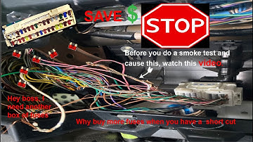 How to find a short circuit in fuse box, fuse keep blowing, wiring harness protection from a short