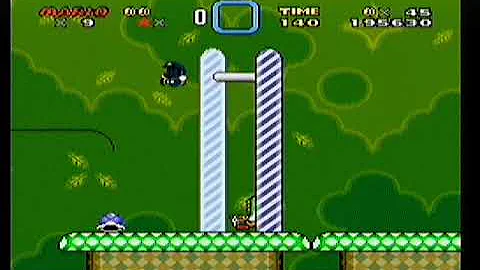 SMW ǀ Unintended Exits ǀ Donut Plains 3, secret exit [RTA]