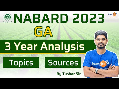 NABARD Gr A 2023 || NABARD Grade A GA || 3 Year Analysis || Source || General Query || By Tushar Sir