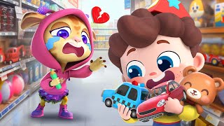 i want many toys a toy is enough caring and sharing nursery rhymes kids songs babybus