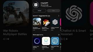 Easy Chat GPT App Download  Android Google Playstore #chatgpt #shorts #shortsvideo screenshot 1
