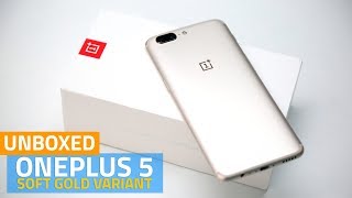OnePlus 5 Soft Gold Edition Unboxing and First Look screenshot 2